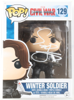 Sebastian Stan Signed "Captain America: Civil War" #129 Winter Soldier Funko Pop! Vinyl Figure (ACOA) at PristineAuction.com
