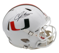Andre Johnson Signed Miami Hurricanes Full-Size Authentic On-Field Speed Helmet (Radtke) at PristineAuction.com