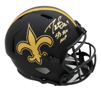Drew Brees Signed Saints Full-Size Eclipse Alternate Speed Helmet Inscribed "SB XLIV MVP" (Beckett) at PristineAuction.com