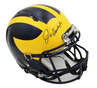 Jim Harbaugh Signed Michigan Wolverines Full-Size Authentic On-Field Speed Helmet (Fanatics) at PristineAuction.com