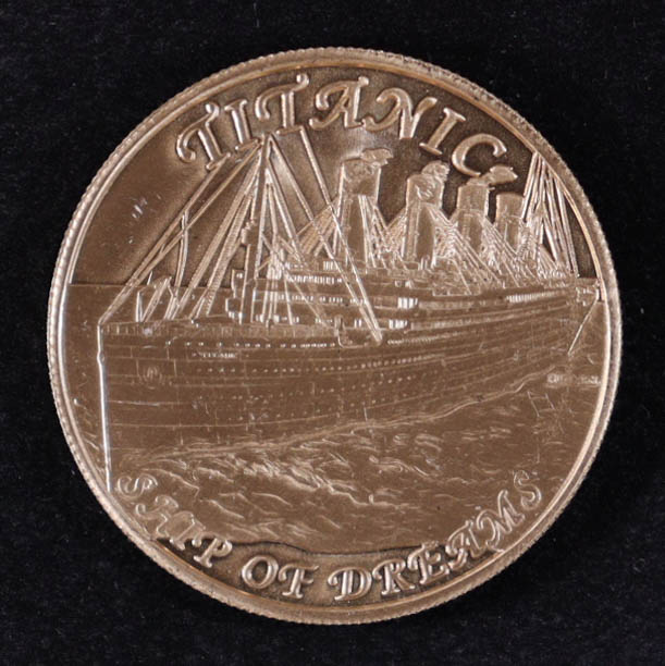 Titanic Coal Coin at PristineAuction.com Titanic Coal Coin at PristineAuction.com
