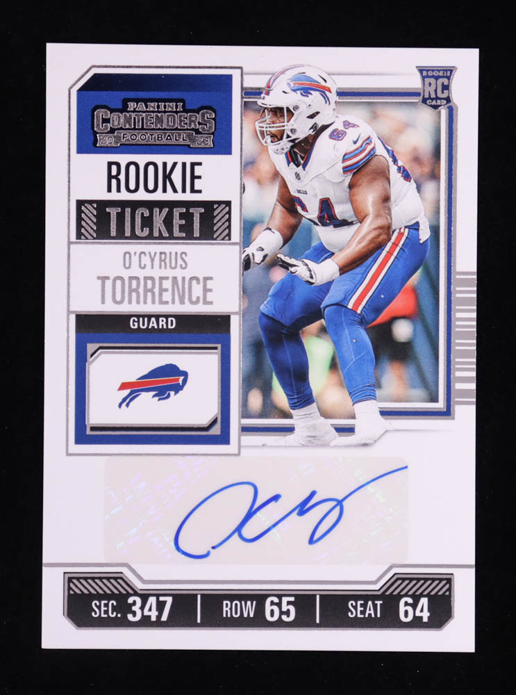 O'Cyrus Torrence 2023 Panini Contenders #156 AU RC at PristineAuction.com O'Cyrus Torrence 2023 Panini Contenders #156 AU RC at PristineAuction.com