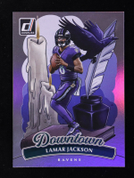 Lamar Jackson 2025 Donruss Downtown! #1 at PristineAuction.com