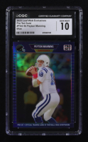 Peyton Manning 2023 Leaf Web Exclusives Pro Set Blue #PSG55 #21/25 (CGC 10) at PristineAuction.com
