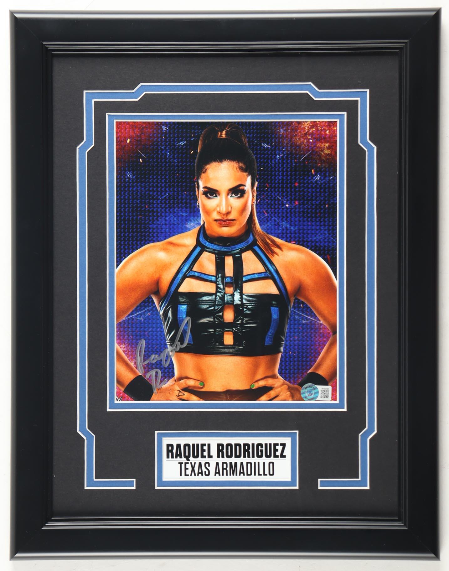 Raquel Rodriguex Signed WWE Custom Framed Photo Display (Beckett) at PristineAuction.com Raquel Rodriguex Signed WWE Custom Framed Photo Display (Beckett) at PristineAuction.com