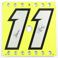 Brenden Queen Signed "11" Race-Used Pit Board Inscribed "Butterbean" (PA) at PristineAuction.com