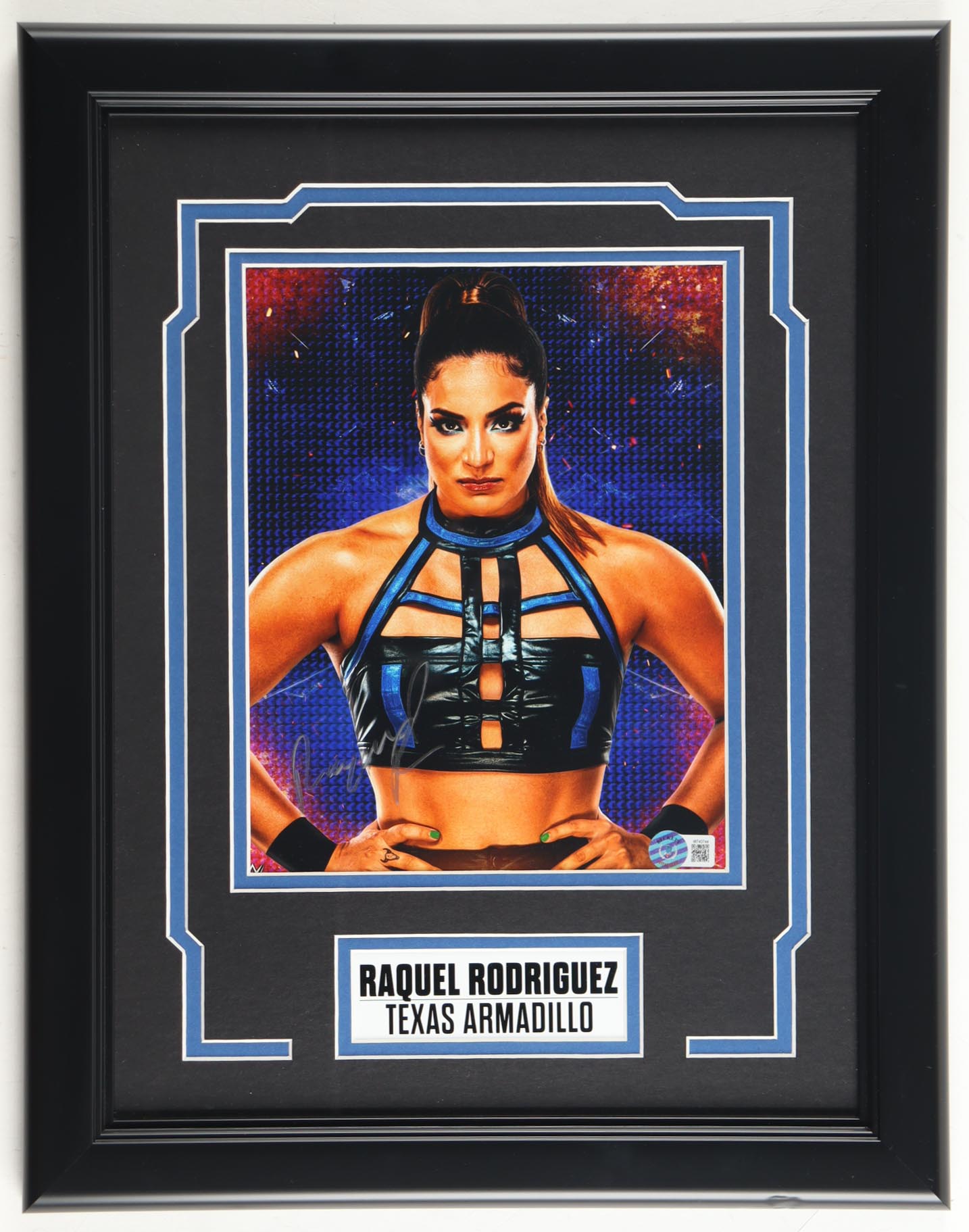 Raquel Rodriguex Signed WWE Custom Framed Photo Display (Beckett) at PristineAuction.com Raquel Rodriguex Signed WWE Custom Framed Photo Display (Beckett) at PristineAuction.com