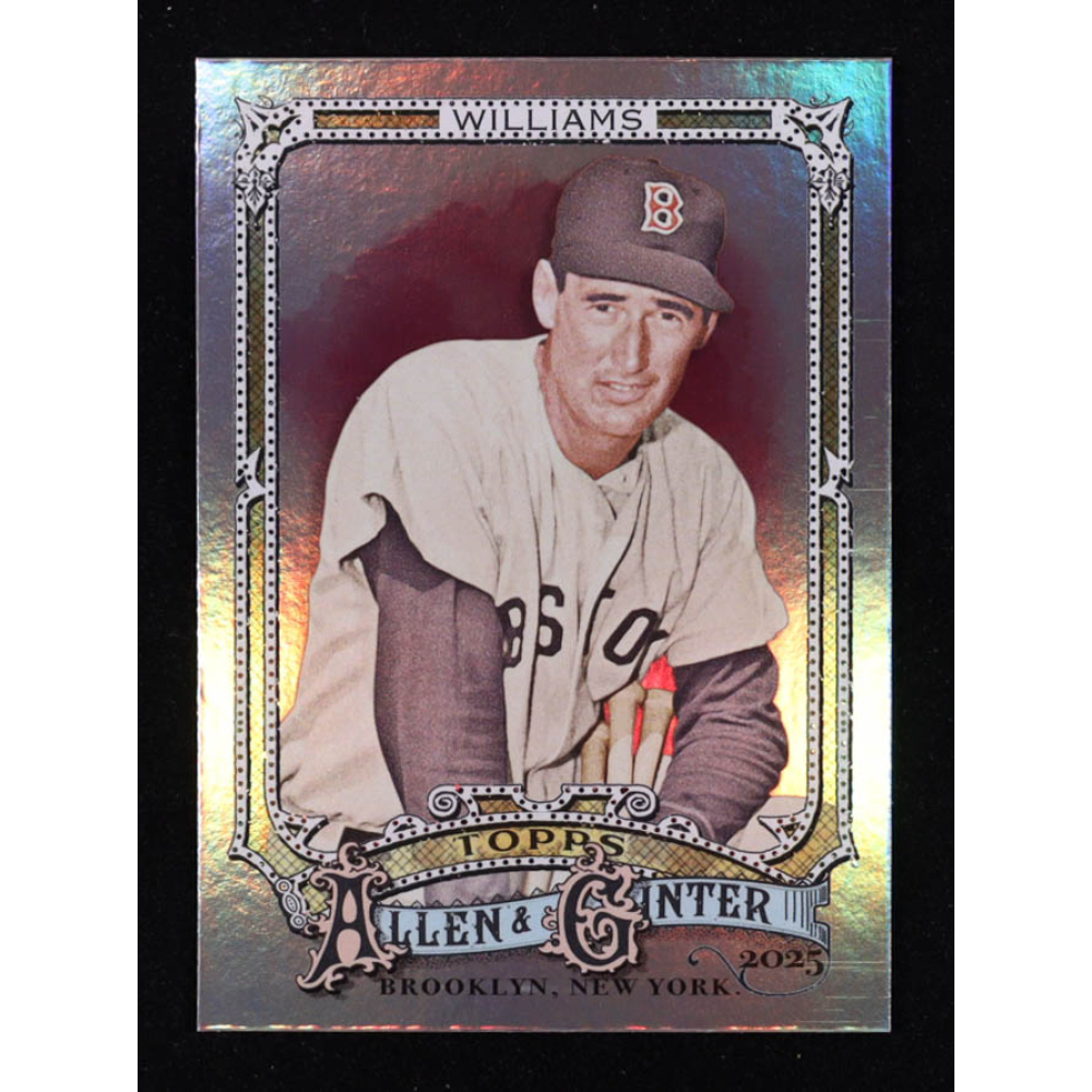 Ted Williams 2025 Topps Allen and Ginter Silver Portrait #48 at PristineAuction.com