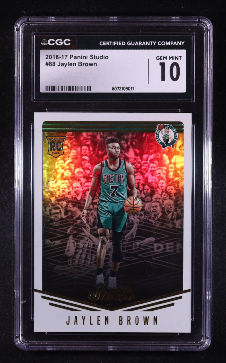 Jaylen Brown 2016-17 Studio #88 RC (CGC 10) at PristineAuction.com Jaylen Brown 2016-17 Studio #88 RC (CGC 10) at PristineAuction.com