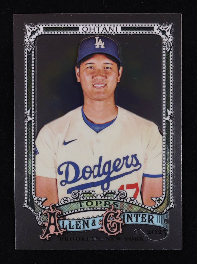 Shohei Ohtani 2025 Topps Allen and Ginter Chrome #132 at PristineAuction.com Shohei Ohtani 2025 Topps Allen and Ginter Chrome #132 at PristineAuction.com