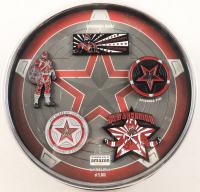 Marvel "Black Widow" Set of (5) Pins with Display Case at PristineAuction.com