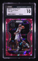 Vince Carter 2020-21 Panini Prizm Prizms Pink Ice #117 (CGC 10) at PristineAuction.com
