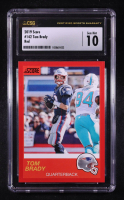 Tom Brady 2019 Score Red #142 (CSG 10) at PristineAuction.com