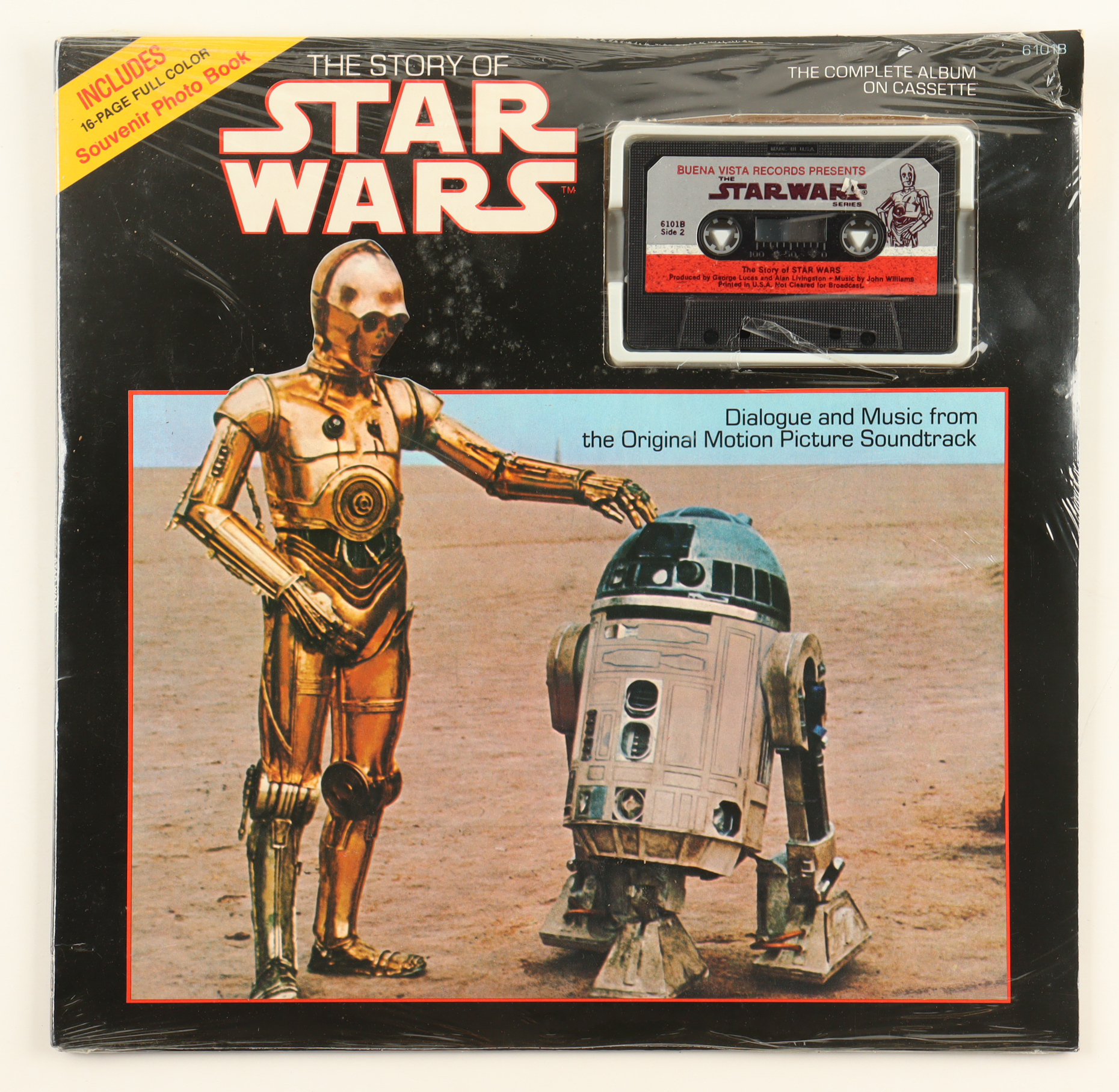 1977 "The Story of Star Wars" Original Cassette Album at PristineAuction.com 1977 "The Story of Star Wars" Original Cassette Album at PristineAuction.com