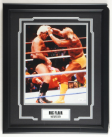 Ric Flair Signed WWE Custom Framed Photo Display (JSA) at PristineAuction.com