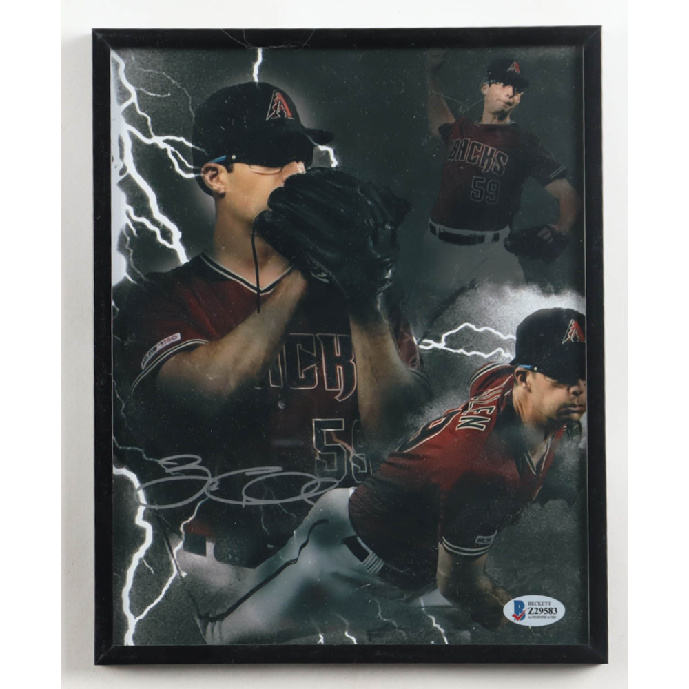 Zac Gallen Signed Diamondbacks Custom Frame Photo (Beckett) at PristineAuction.com