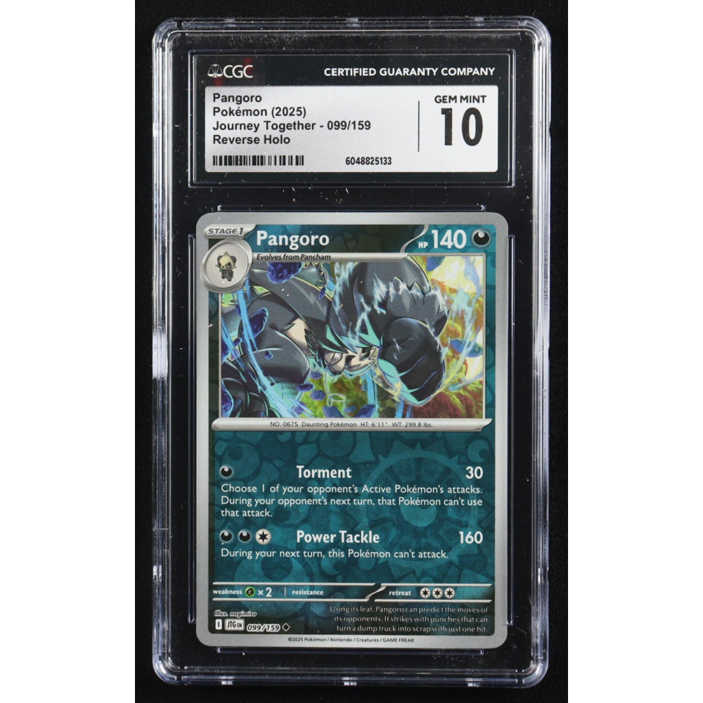 Pangoro 2025 Pokemon Journey Together #099 (CGC 10) at PristineAuction.com