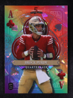 Brock Purdy 2024 Wild Card 5 Card Draw Stacked Deck Ace of Clubs Rainbow Crystal #SDPCBPN #1/1 at PristineAuction.com