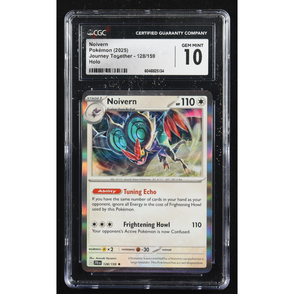 Noivern 2025 Pokemon Journey Together #128 (CGC 10) at PristineAuction.com