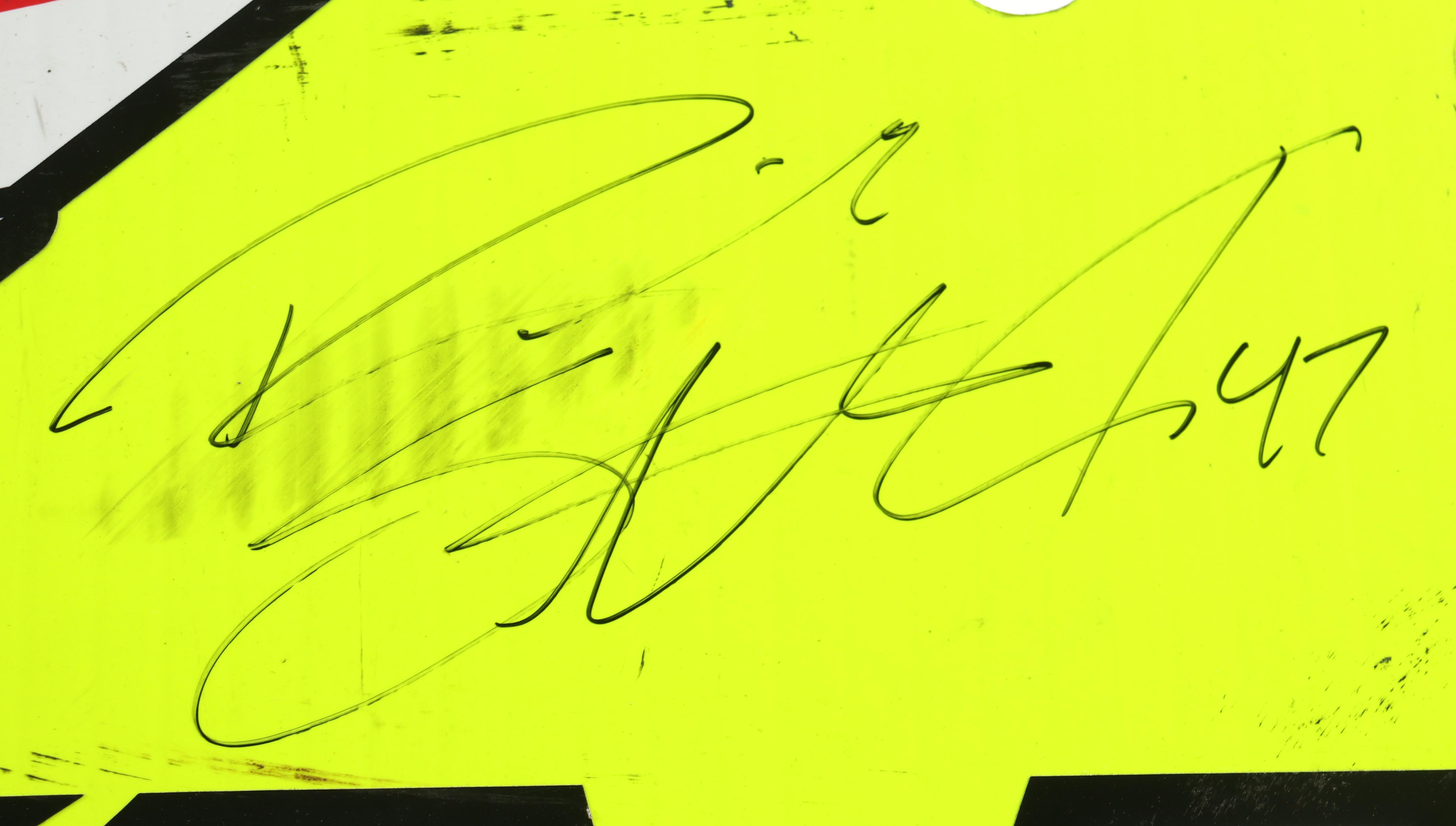 Ricky Stenhouse Jr. Signed "Hyak Motorsports" Race-Used Pit Board (PA) at PristineAuction.com Ricky Stenhouse Jr. Signed "Hyak Motorsports" Race-Used Pit Board (PA) at PristineAuction.com