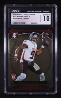 Michael Penix Jr. 2024 Totally Certified Mirror Neon Orange #161 #057/399 RC (CGC 10) at PristineAuction.com