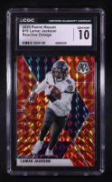 Lamar Jackson 2020 Panini Mosaic Mosaic Reactive Orange #19 (CGC 10) at PristineAuction.com