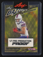Dalton Kincaid 2024 Leaf Vivid Dazzling Performers #1/1 Pre-Production Proof at PristineAuction.com