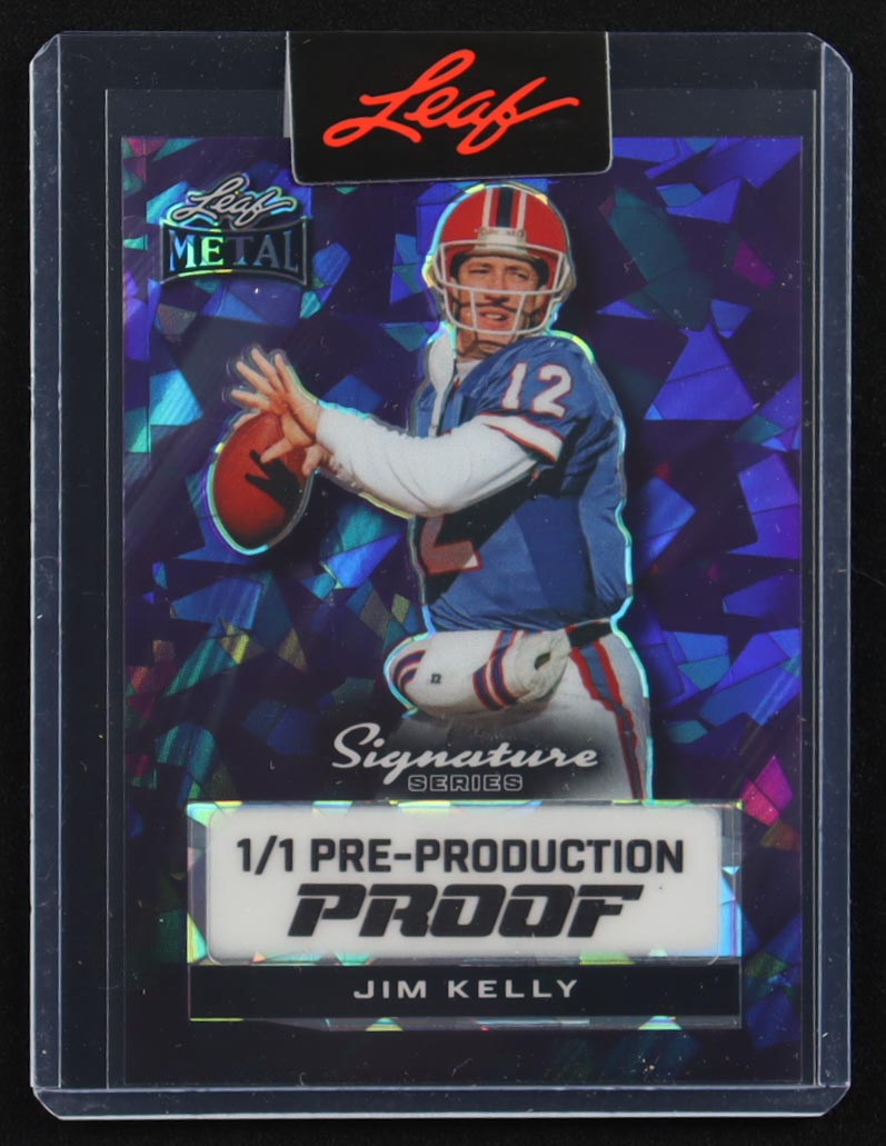 Jim Kelly 2024 Leaf Metal Signature Series #1/1 Pre-Production Proof at PristineAuction.com Jim Kelly 2024 Leaf Metal Signature Series #1/1 Pre-Production Proof at PristineAuction.com