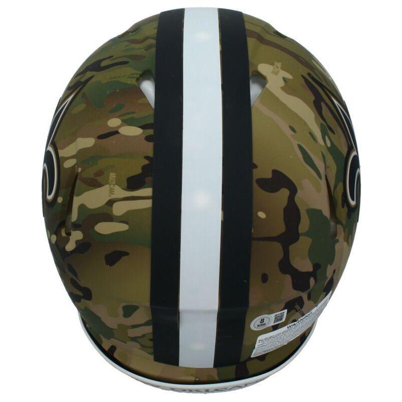 Rashid Shaheed Signed Saints Full-Size Authentic On-Field Camo Alternate Speed Helmet (Beckett) at PristineAuction.com Rashid Shaheed Signed Saints Full-Size Authentic On-Field Camo Alternate Speed Helmet (Beckett) at PristineAuction.com