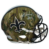 Rashid Shaheed Signed Saints Full-Size Authentic On-Field Camo Alternate Speed Helmet (Beckett) at PristineAuction.com
