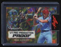 Mike Schmidt 2024 Leaf Metal Classic Art Gold Lava #1/1 Pre-Production Proof at PristineAuction.com