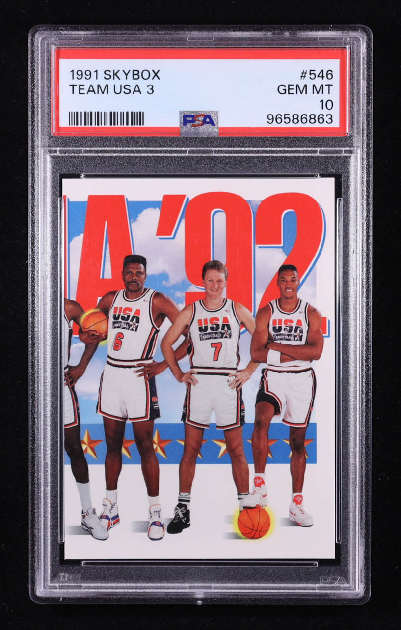 Team USA 3 1991-92 SkyBox #546 (PSA 10) at PristineAuction.com Team USA 3 1991-92 SkyBox #546 (PSA 10) at PristineAuction.com