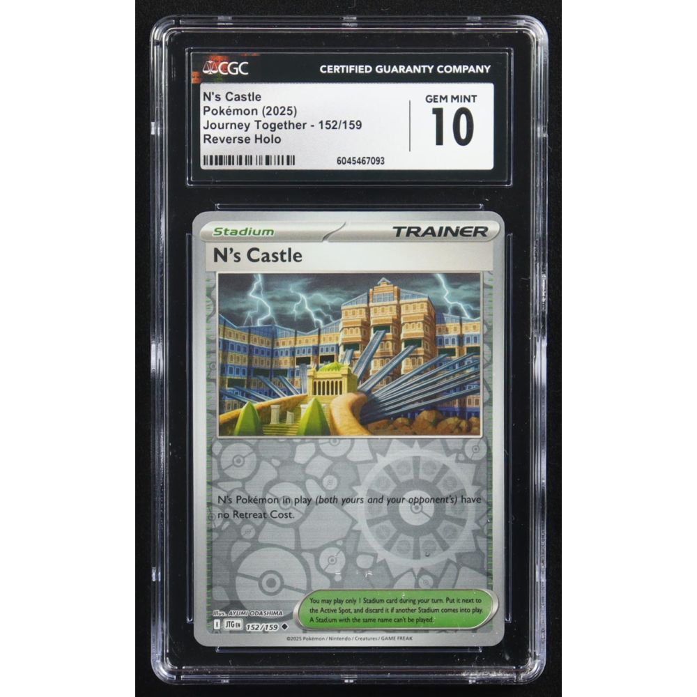 N's Castle 2025 Pokemon Journey Together #152 (CGC 10) at PristineAuction.com