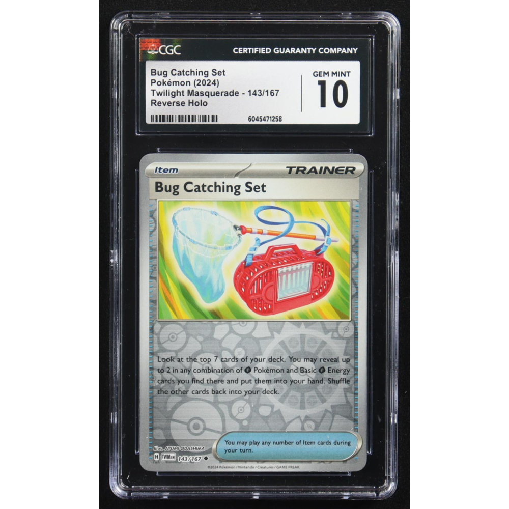 Bug Catching Set 2024 Pokemon Twilight Masquerade #143 (CGC 10) at PristineAuction.com