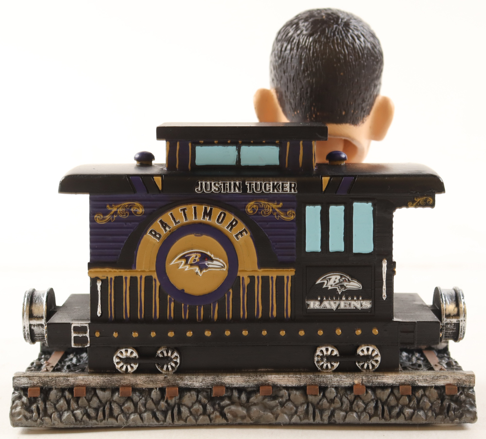 Justin Tucker 6" Foco Ravens Bobblehead with Original Packaging at PristineAuction.com Justin Tucker 6" Foco Ravens Bobblehead with Original Packaging at PristineAuction.com