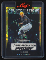 Paul Skenes 2024 Leaf Metal Constellations Gold Crystal #1/1 Pre-Production Proof RC at PristineAuction.com