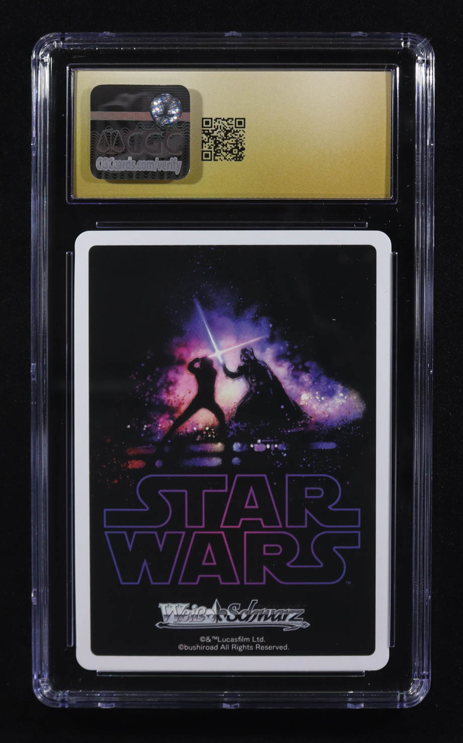 Mission! 2022 Weiss Schwarz Star Wars Comeback Edition Japanese #SWS49031SWR (CGC 10 Pristine) at PristineAuction.com Mission! 2022 Weiss Schwarz Star Wars Comeback Edition Japanese #SWS49031SWR (CGC 10 Pristine) at PristineAuction.com