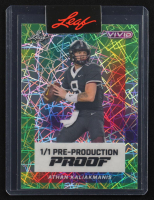 Athan Kaliakmanis 2024 Leaf Vivid Disco #1/1 Pre-Production Proof RC at PristineAuction.com