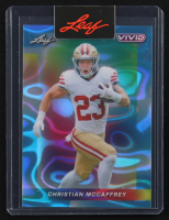 Christian McCaffrey 2024 Leaf Vivid Lava #1/1 Pre-Production Proof at PristineAuction.com