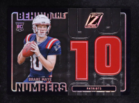 Drake Maye 2024 Panini Zenith Behind The Numbers #2 RC at PristineAuction.com