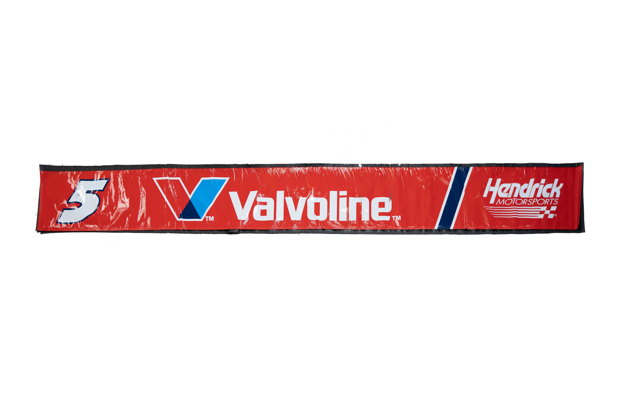 Kyle Larson Signed #5 Valvoline Race-Used Pit Wall Banner (PA) at PristineAuction.com Kyle Larson Signed #5 Valvoline Race-Used Pit Wall Banner (PA) at PristineAuction.com
