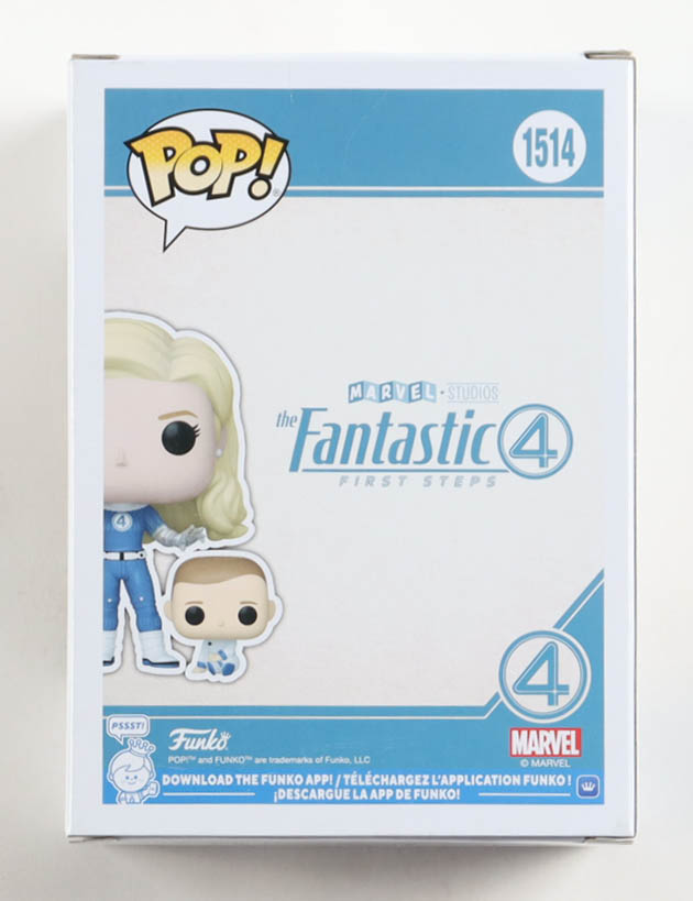 Vanessa Kirby Signed "The Fantastic Four: First Steps" #1514 Invisible Woman & Franklin Bobble-Head Funko Pop! Vinyl Figure (Beckett) at PristineAuction.com Vanessa Kirby Signed "The Fantastic Four: First Steps" #1514 Invisible Woman & Franklin Bobble-Head Funko Pop! Vinyl Figure (Beckett) at PristineAuction.com
