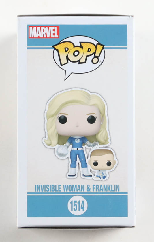 Vanessa Kirby Signed "The Fantastic Four: First Steps" #1514 Invisible Woman & Franklin Bobble-Head Funko Pop! Vinyl Figure (Beckett) at PristineAuction.com Vanessa Kirby Signed "The Fantastic Four: First Steps" #1514 Invisible Woman & Franklin Bobble-Head Funko Pop! Vinyl Figure (Beckett) at PristineAuction.com