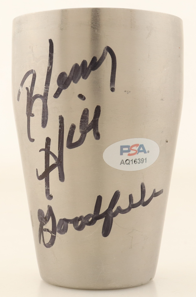 Henry Hill Signed Shaker Inscribed "Goodfella" (PSA) at PristineAuction.com Henry Hill Signed Shaker Inscribed "Goodfella" (PSA) at PristineAuction.com