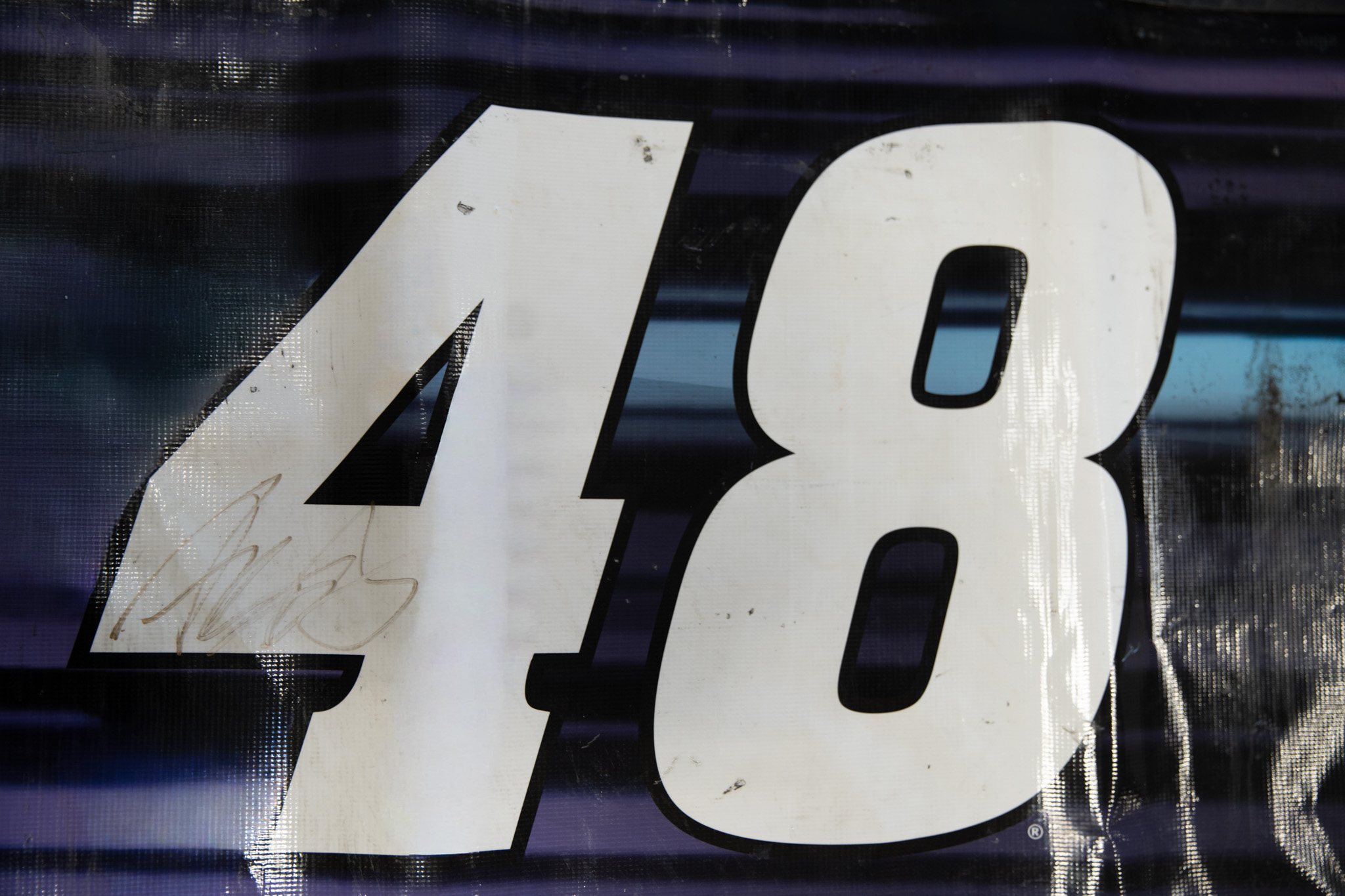 Alex Bowman Signed #48 Ally Race-Used Pit Wall Banner (PA) at PristineAuction.com Alex Bowman Signed #48 Ally Race-Used Pit Wall Banner (PA) at PristineAuction.com