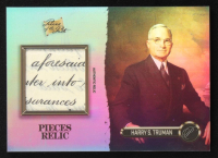 Harry S. Truman 2023 Pieces of the Past Relic #83 Holo at PristineAuction.com