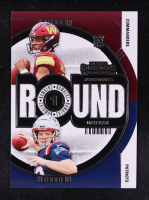 Drake Maye / Jayden Daniels 2024 Panini Contenders Round Numbers #1 RC at PristineAuction.com
