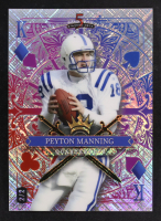 Peyton Manning 2024 Wild Card 5 Card Draw Stacked Deck King Of Diamonds Silver Cross Hatch Foil #SDJD-PMN #2/2 at PristineAuction.com