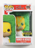 Dan Castellaneta Signed "The Simpsons" #1252 Homer In Hedges Funko Pop! Vinyl Figure (Beckett) at PristineAuction.com