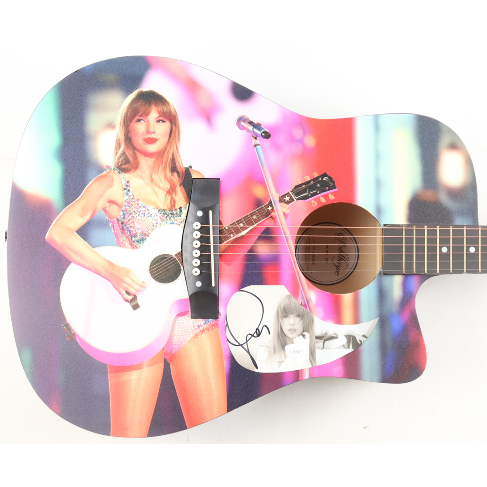 Taylor Swift Guitar with Signed Custom Insert Pickguard (JSA) at PristineAuction.com